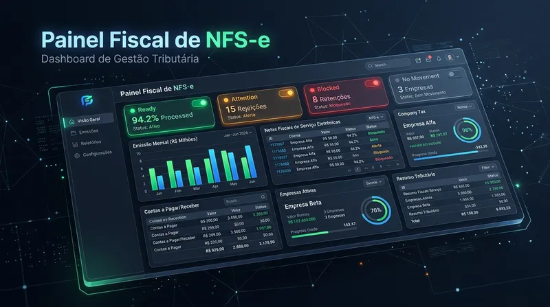 Painel Fiscal: como fechar a carteira de NFS-e em uma tela