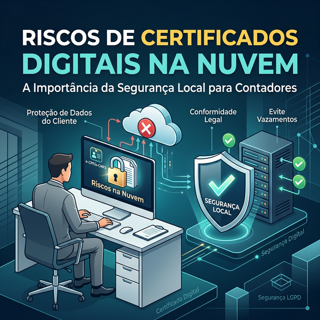 Certificado A1 na Nuvem: O Risco Oculto para Contabilidades